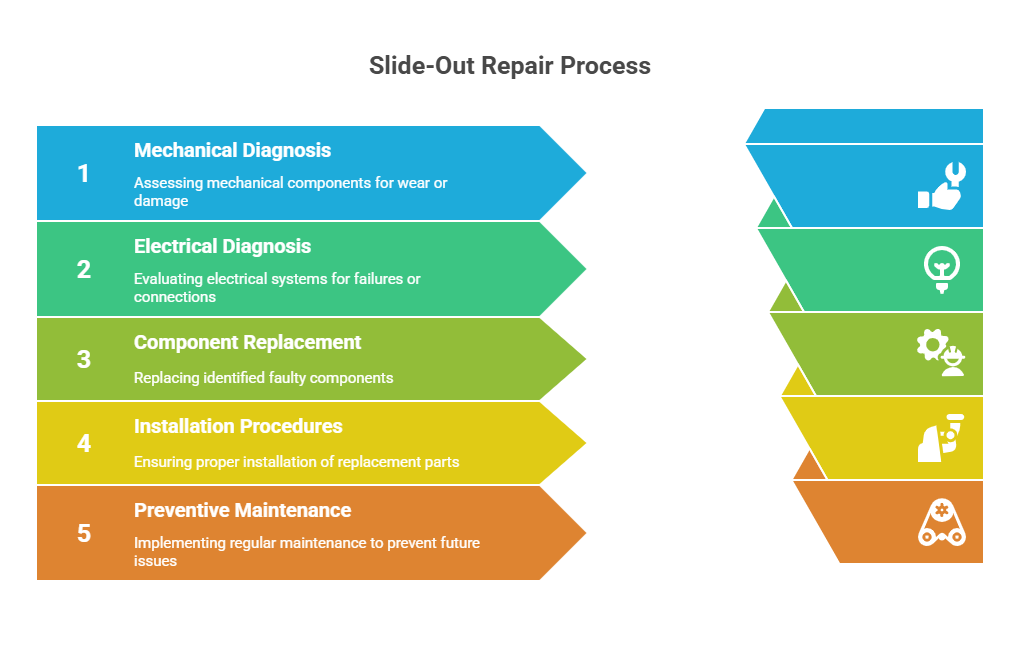Slide-Out Repair Process